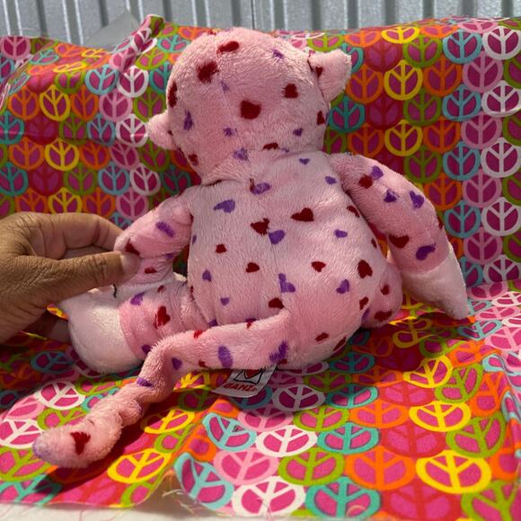 Webkinz Pink Love Monkey HM343 No Code Stuffed Plush Animal Pet - Picture 4 of 4